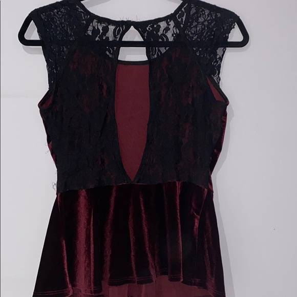 Velvet Lace Top - Picture 3 of 5